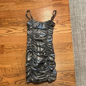 Katie J NYC Black and Silver Dress